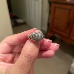 Sterling Silver Heart Ring
